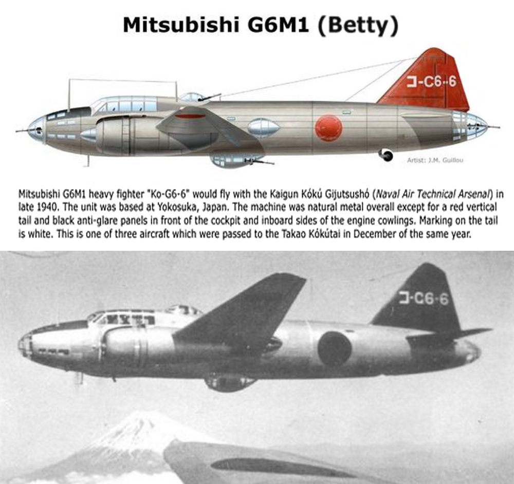 MITSUBISHI G4M  ( BETTY ) Betty_11