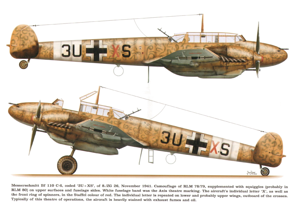 MESSERSCHMITT Bf 110 Bf-11022