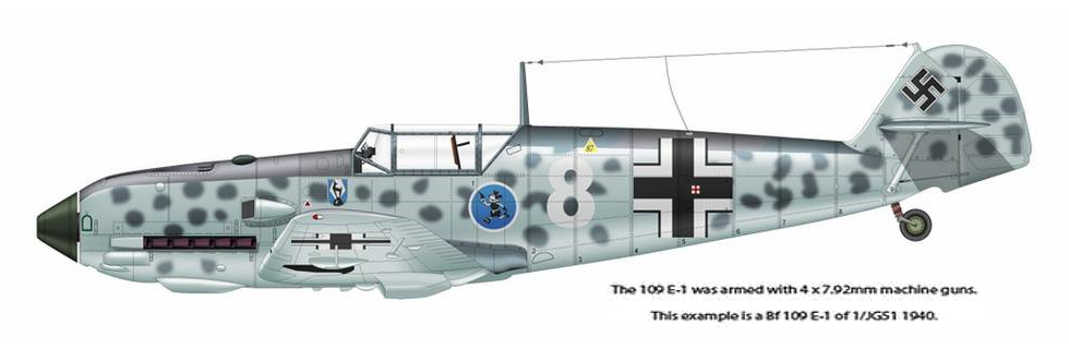 MESSERSCHMITT Bf 109 E Bf_10165