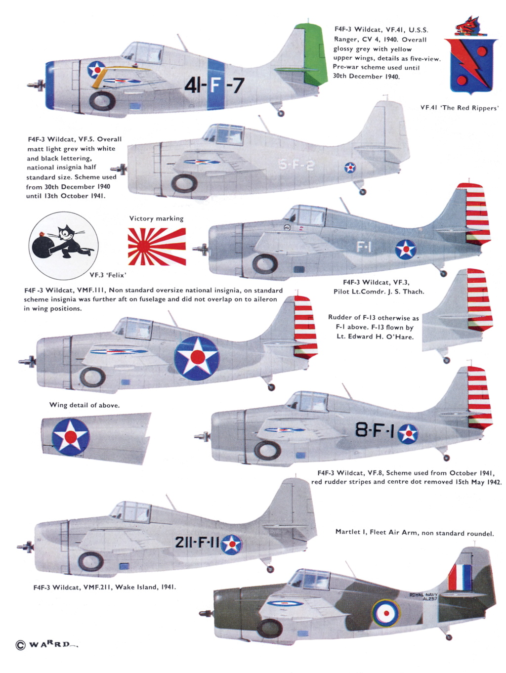 GRUMMAN F4F WILDCAT F4f-3-11