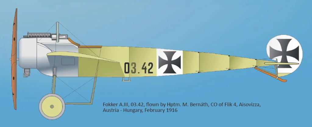 FOKKER Eindecker E.I / E.III / E.IV Fokker75