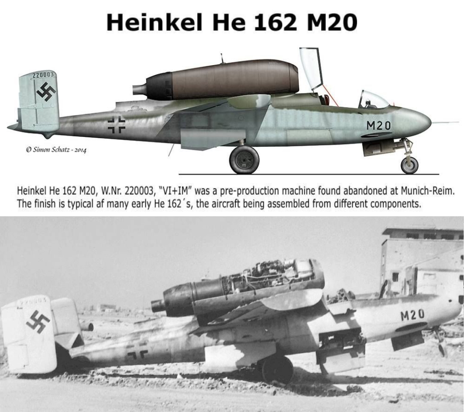 HEINKEL He-162 VOLKSJAGER Heinke39