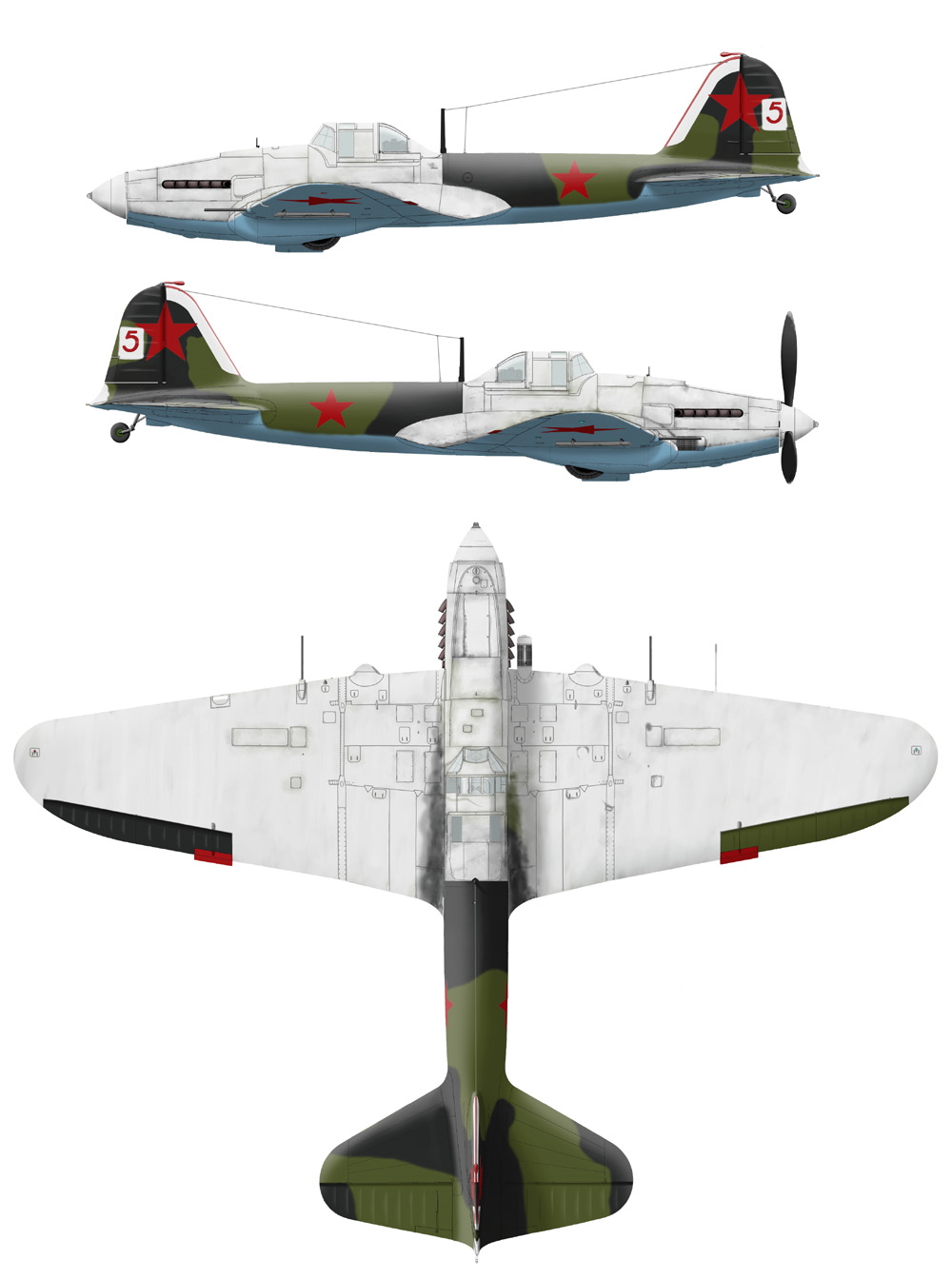 ILYUSHIN  IL-2 Il-2m-21