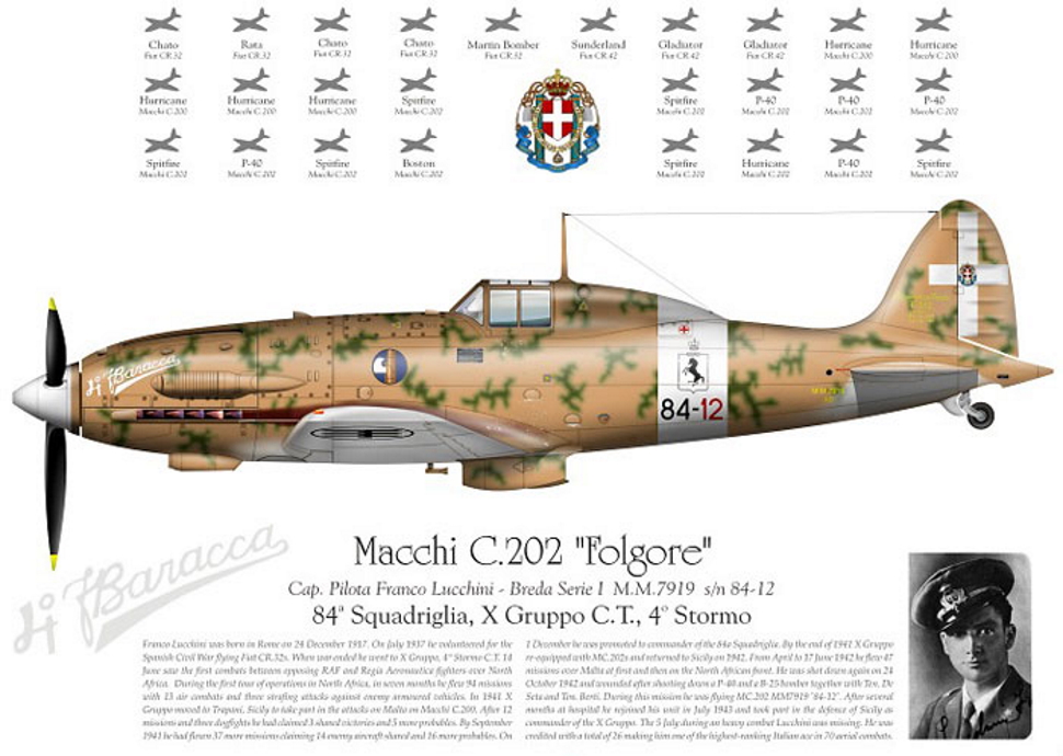MACCHI C 202 FOLGORE Jp-54411