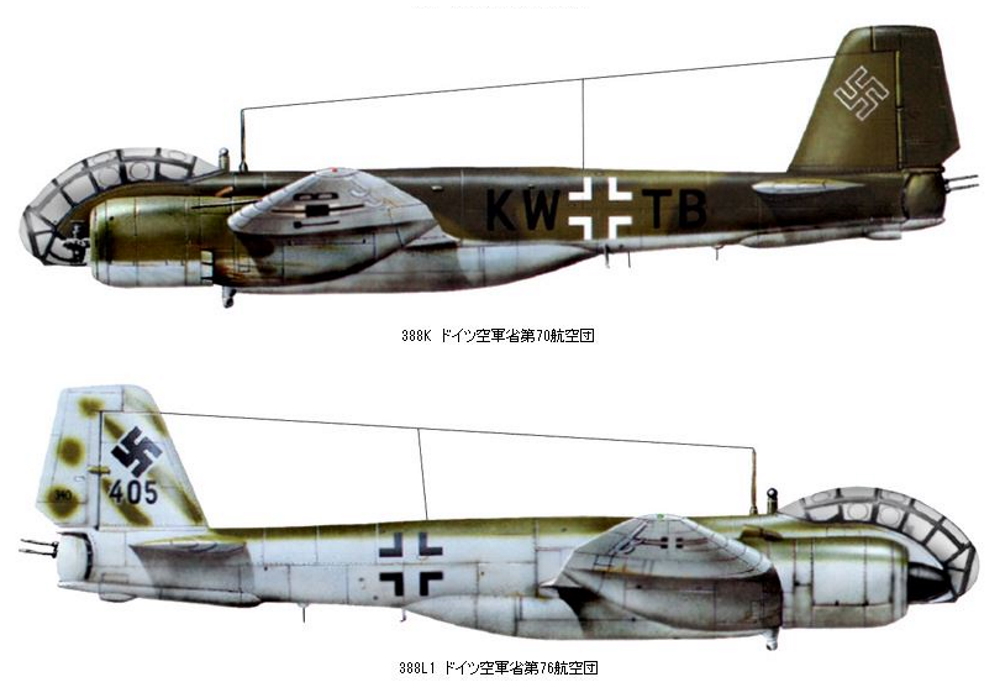 JUNKERS JU-88 et JU-188 Ju-38810