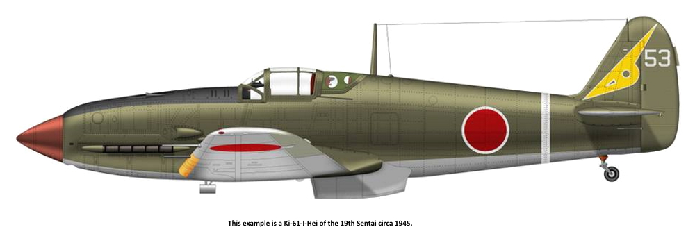 KAWASAKI KI 61 HIEN  (TONY) Ki-61-71