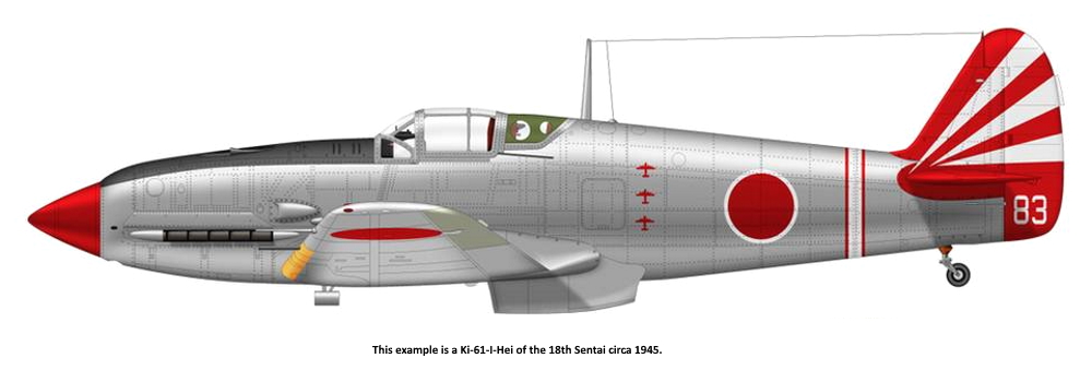 KAWASAKI KI 61 HIEN  (TONY) Ki-61-74