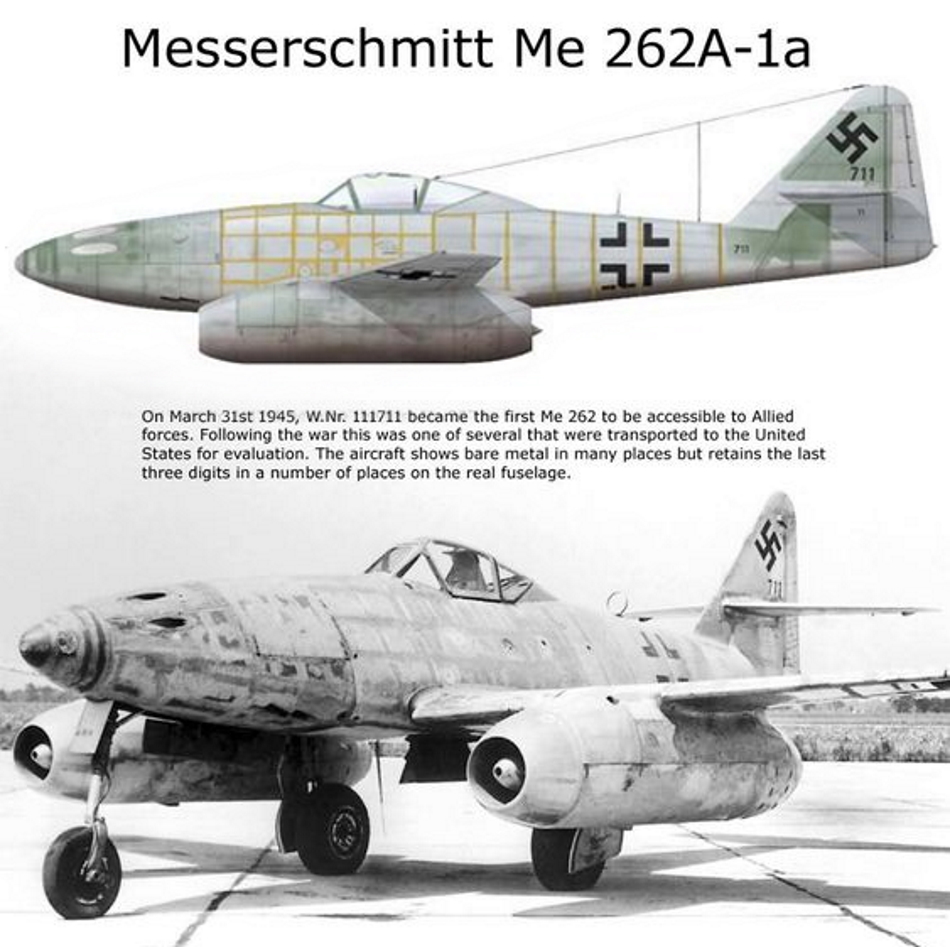MESSERSCHMITT Me 262  SCHWALBE Me262a11