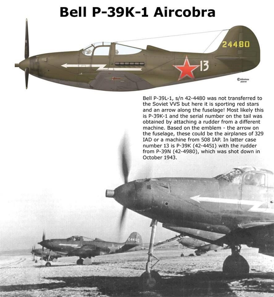 BELL P-39 AIRACOBRA P39-k-10