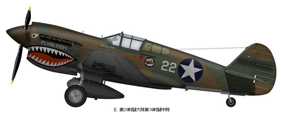 CURTISS P-40 P40-e-12