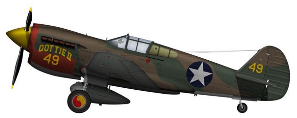 CURTISS P-40 P40-e-13