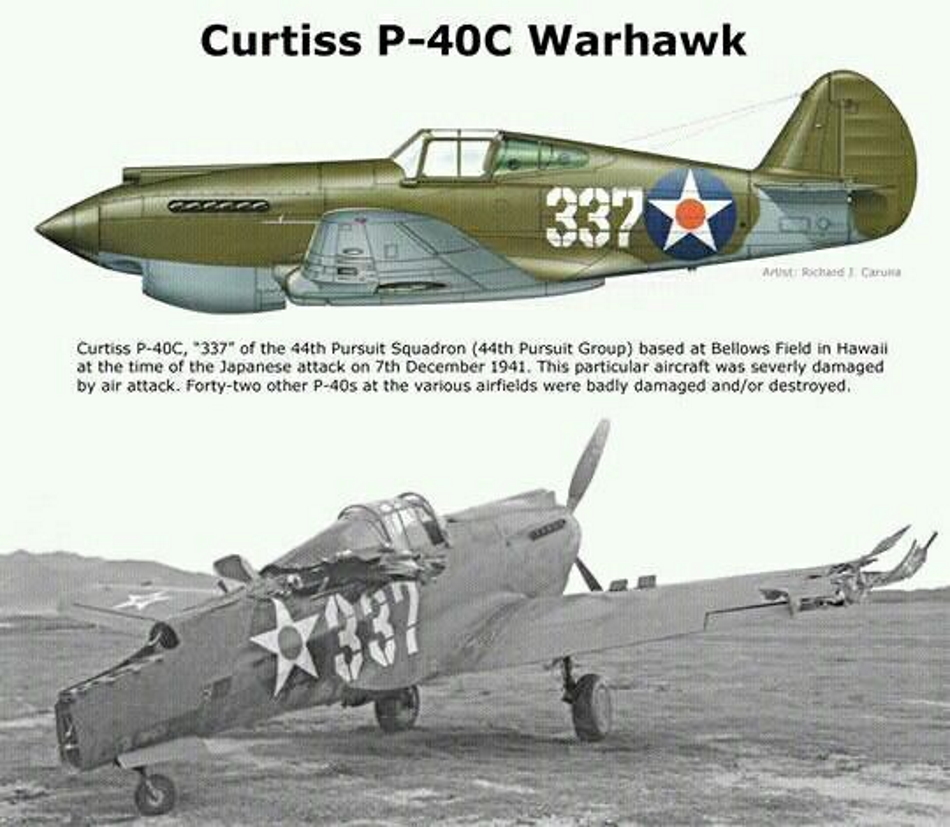 CURTISS P-40 P40c-210