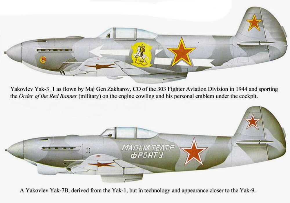 YAKOVLEV  YAK 1-3-9 Yak-3-31