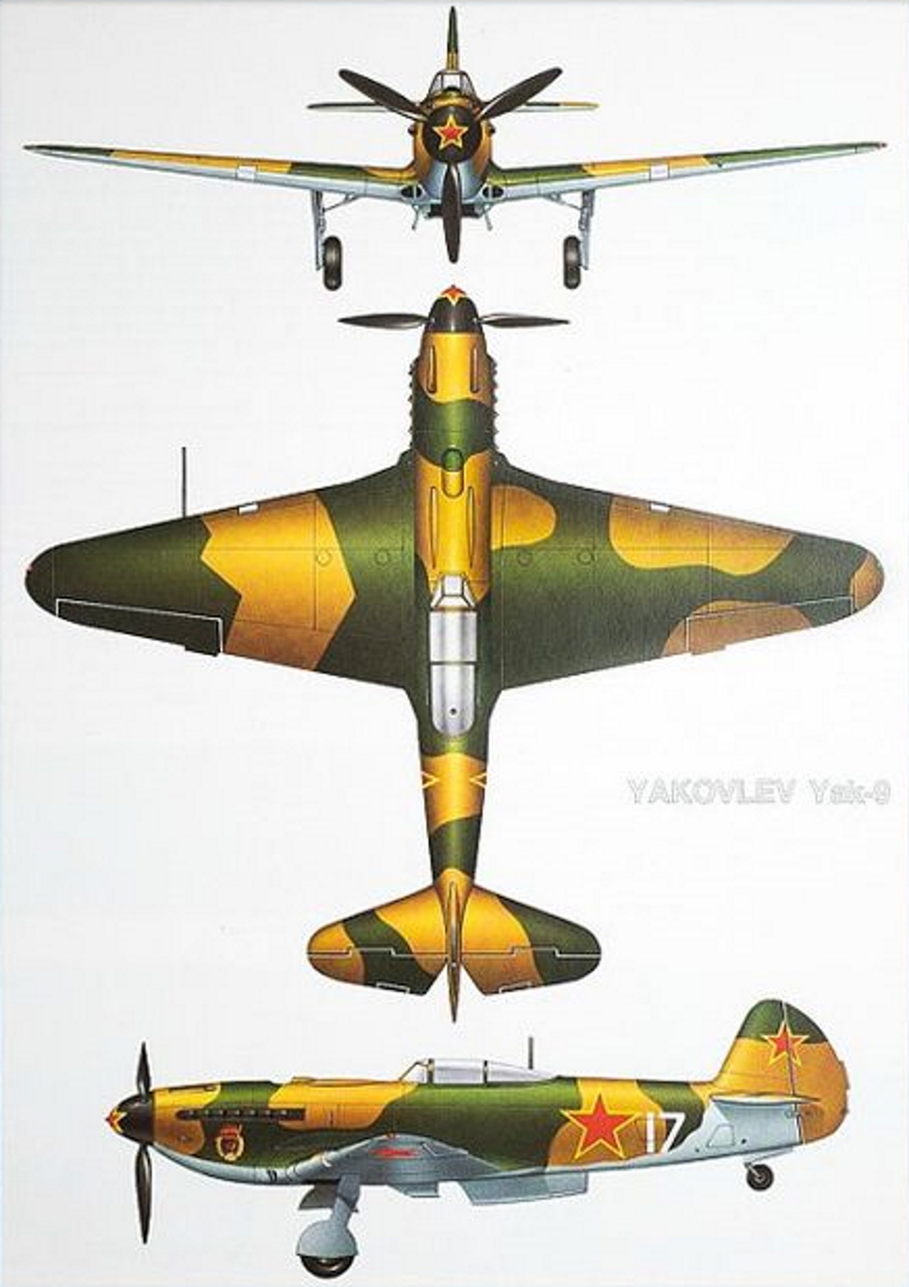 YAKOVLEV  YAK 1-3-9 Yakovl19