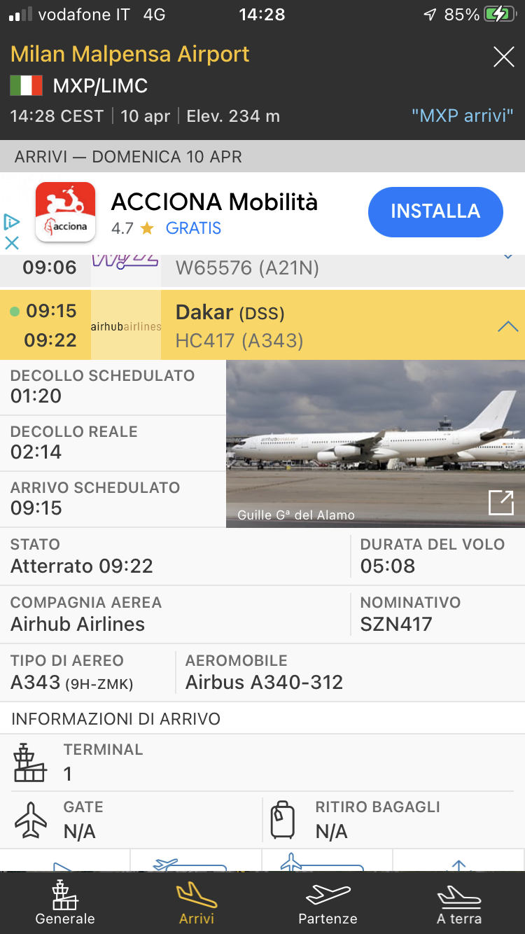 Air Senegal apre su Milano MXP  145aea10