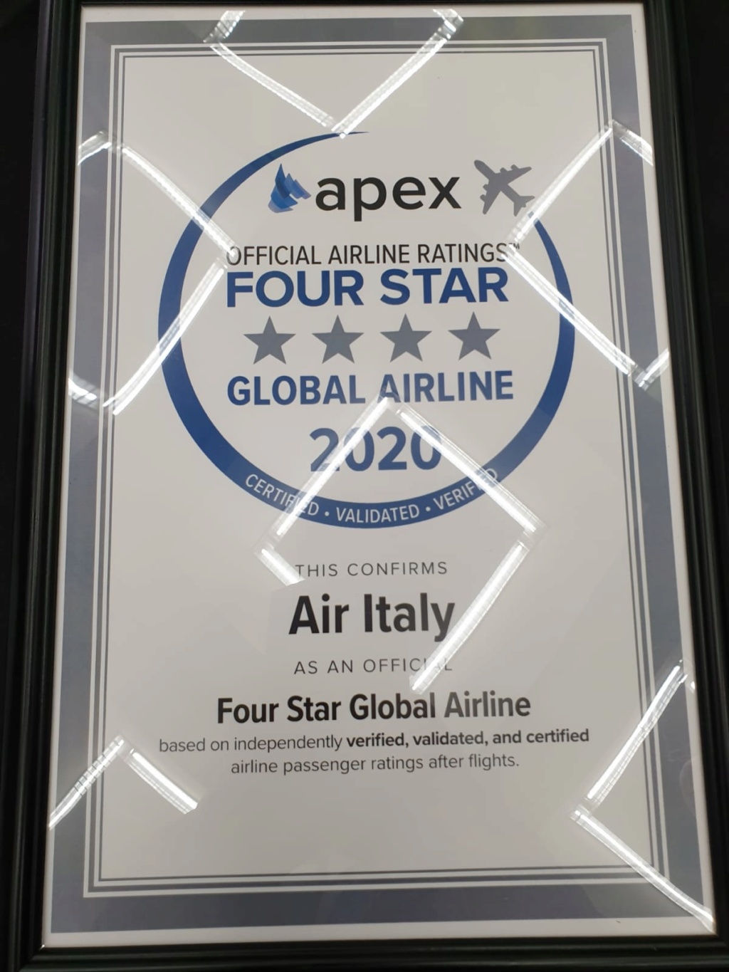 AirItaly premiata con 4 stelle 61075510