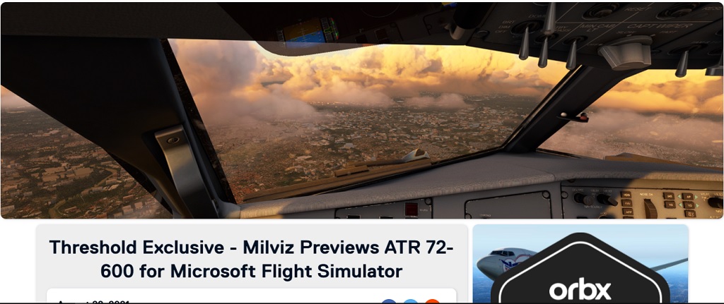 SIMULATOR - Milviz Previews ATR 72-600 for Microsoft Flight Simulator Sem_tz11