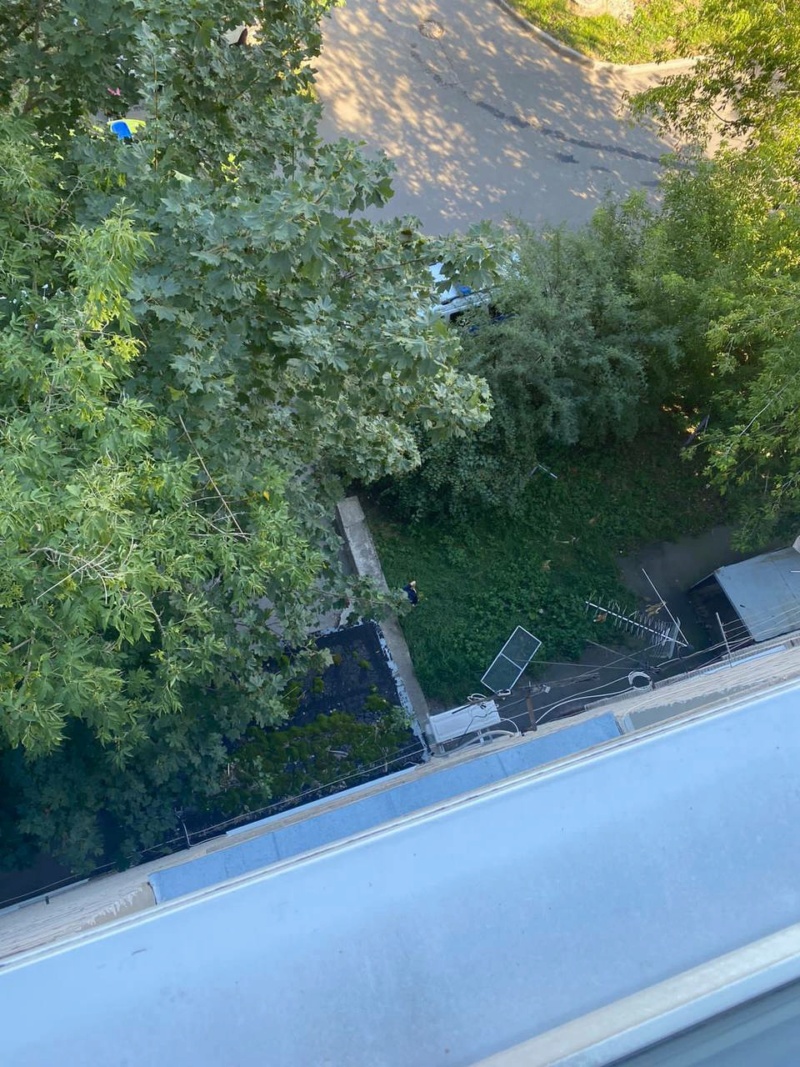 Из окна квартиры 5 этажа жилого дома на ул. Центральная пос. Первомайское в Новой Москве выпал малолетний ребенок.  Phot1622