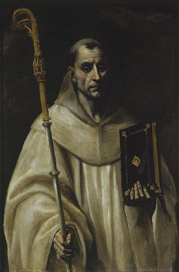 История картины: Эль Греко, «Святой Бернард», 1577—1579. Phot2120