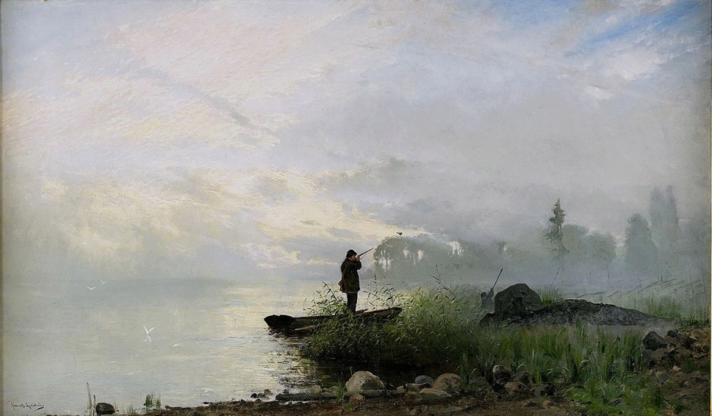 Шведский художник Арвид Мауриц Линдстрем (1849-1923) Photo348