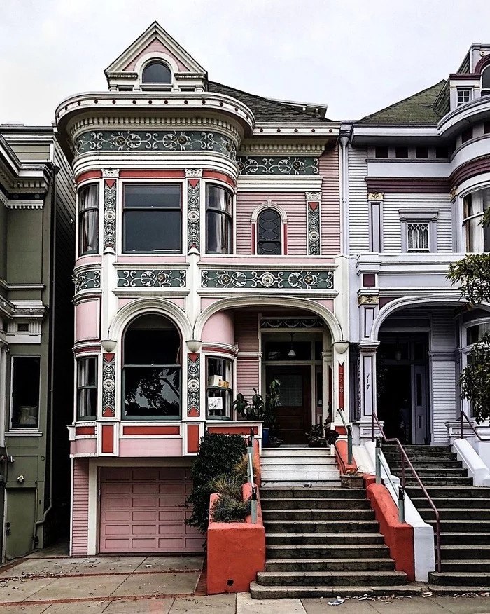 Самые красивые дома Сан-Франциско в викторианском стиле Photo940