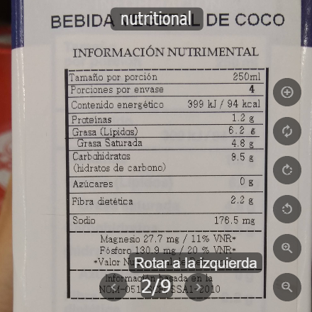 TABLA NUTRICIONAL ESPECIFICA 100GR ? Descar13