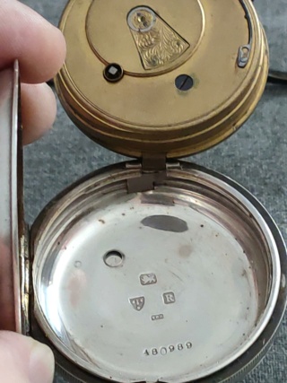Silver Pocket watch Alf Niman Wigan Img20232