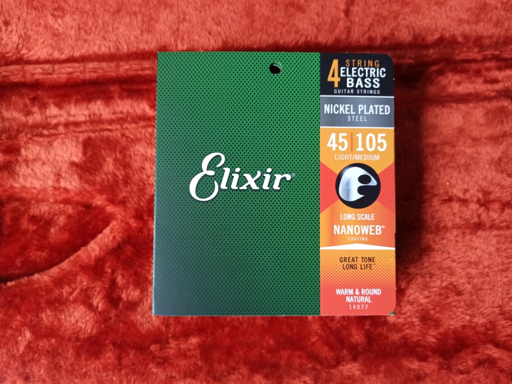 Encordoamento Elixir 45-105 4c - R$ 394 Elixir17