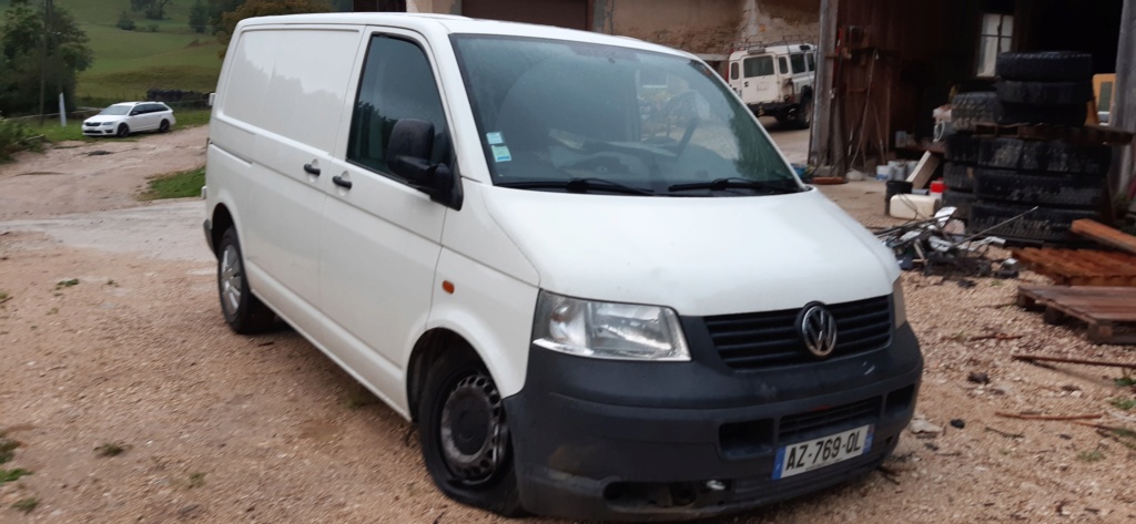 VW Transporter T5 Fourgon accidenté 20200824