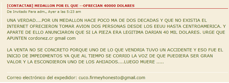  MEDALLON POR EL QUE --OFRECIAN 40000 dolares Cuco10