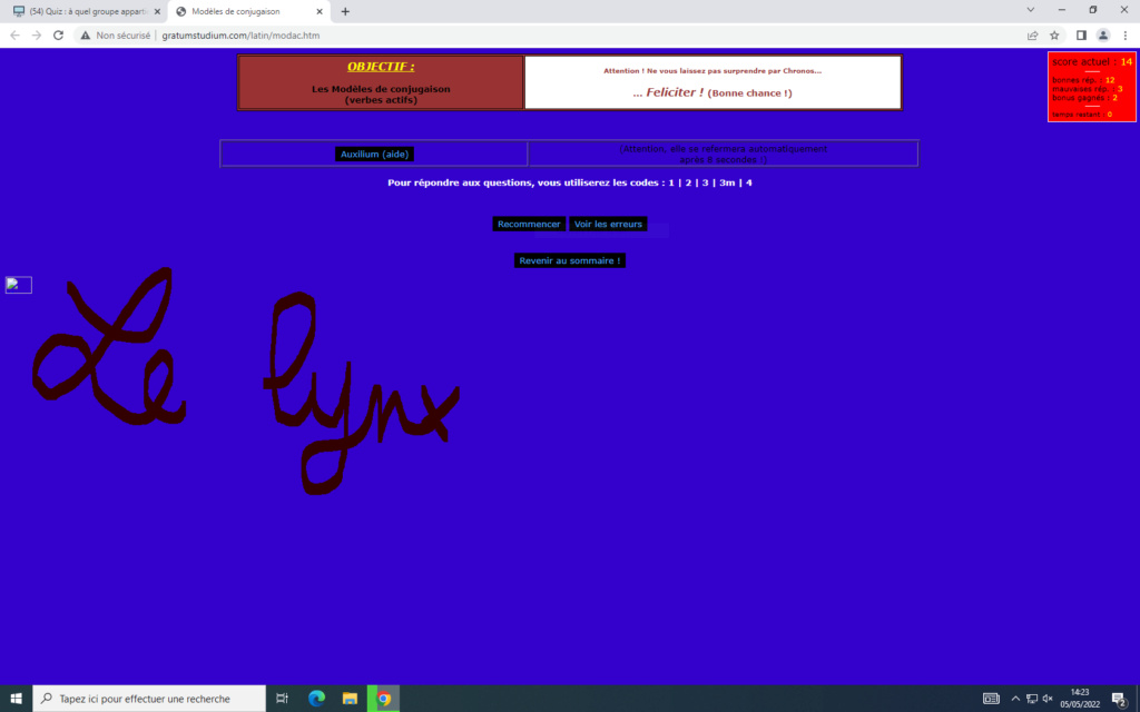 Quiz : à quel groupe appartient un verbe latin ? - Page 28 Captur11