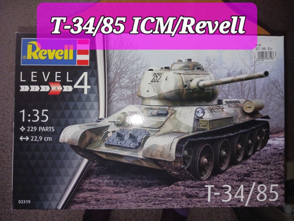 T-34/85 ROSE - Maquette ICM, compléments Mini art et figurines MB 1/35 20230339