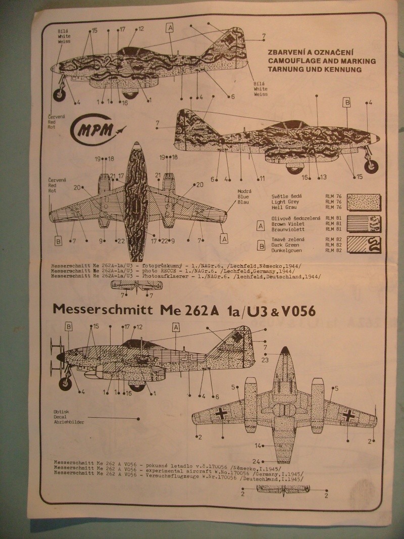 [MPM] Me 262 A-1a/U3 & V 056 S7302860