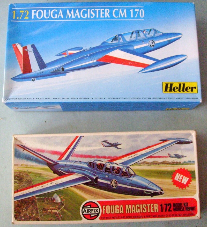 Comparatif FOUGA CM 170 MAGISTER 1/72ème S7305542