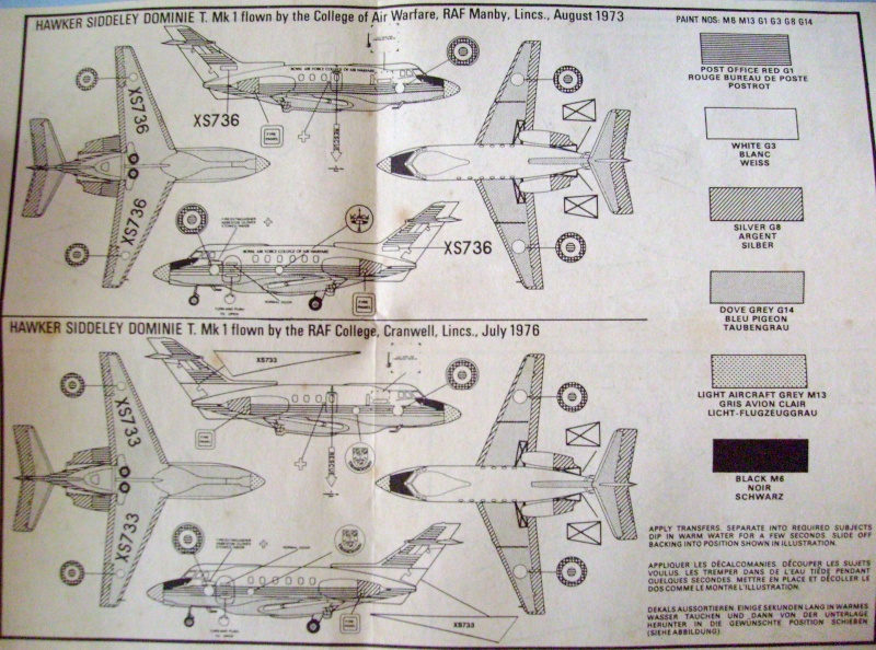 [AIRFIX] HAWKER SIDDELEY DOMINIE T.Mk1 1/72ème Réf 03009 S7305564