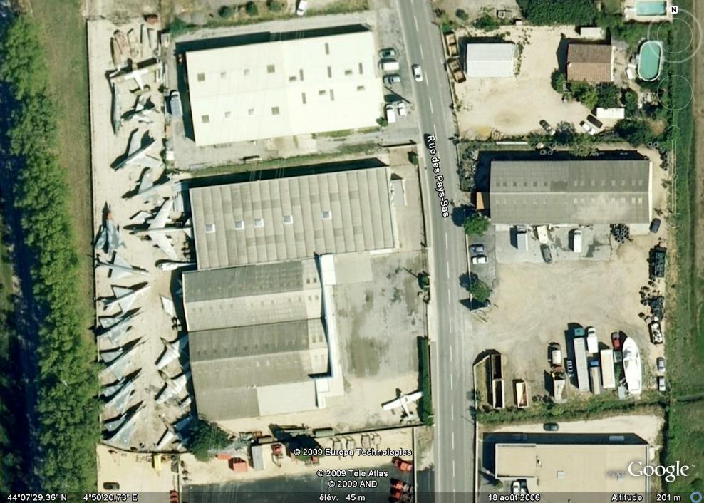 les aeroclubs et aeroports vus par Google Earth Orange10