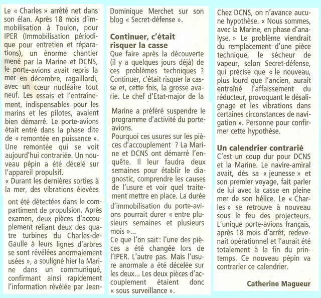 [ Porte-Avions Nucléaire ] Charles de Gaulle Tome 1 - Page 28 Cdg310
