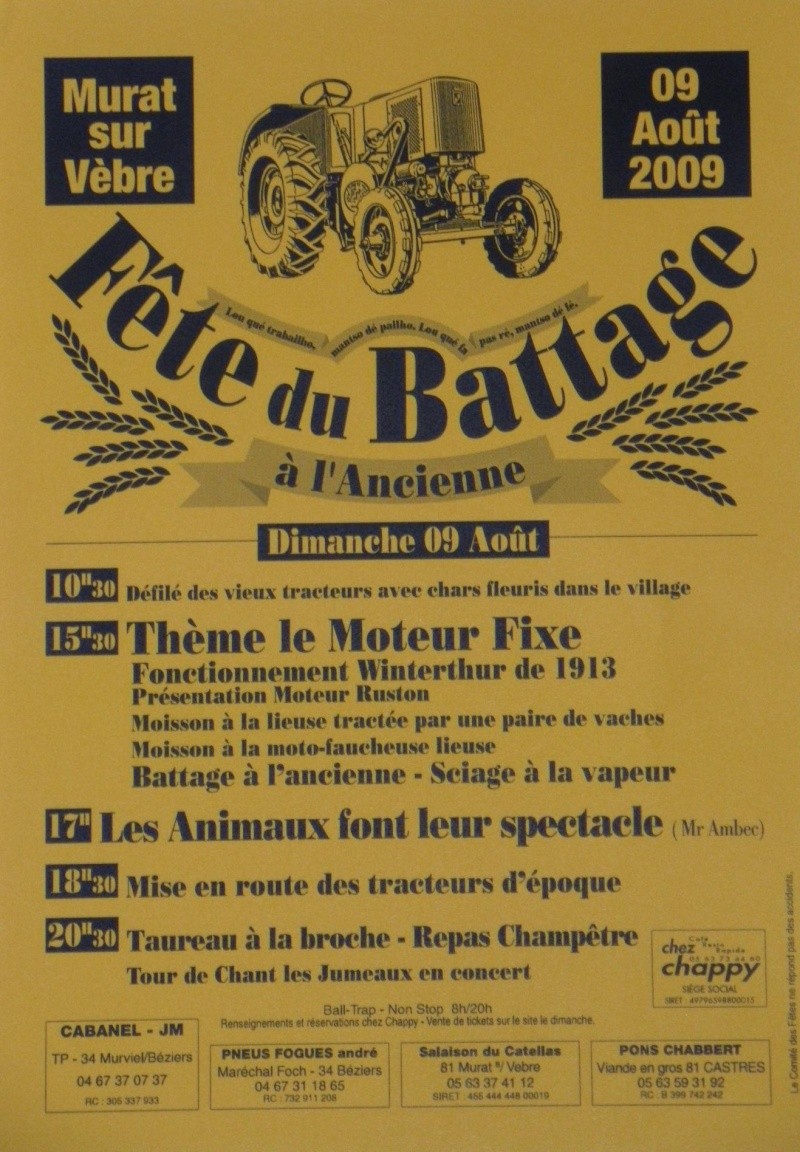 Fête du battage à l'ancienne à Murat sur Vèbre (81) Imgp1210