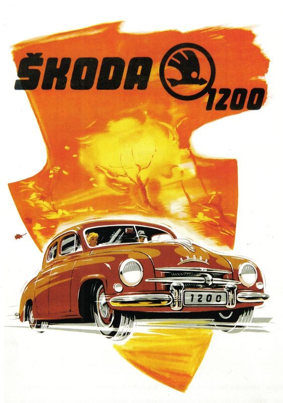 LES PUBLICITES SKODA SUR PAPIER 921012