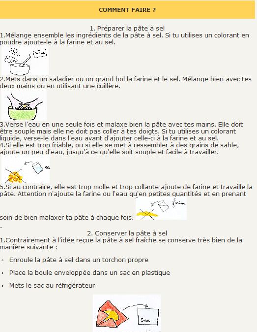 Recette de la pate à sel à faire eux même (dès 7 ans) 111