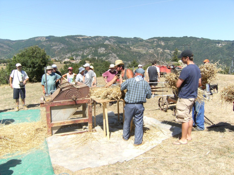 GLUIRAS - 07 - GLUIRAS : MOISSONS à l'ancienne en Ardèche (été 2009) Marjan50