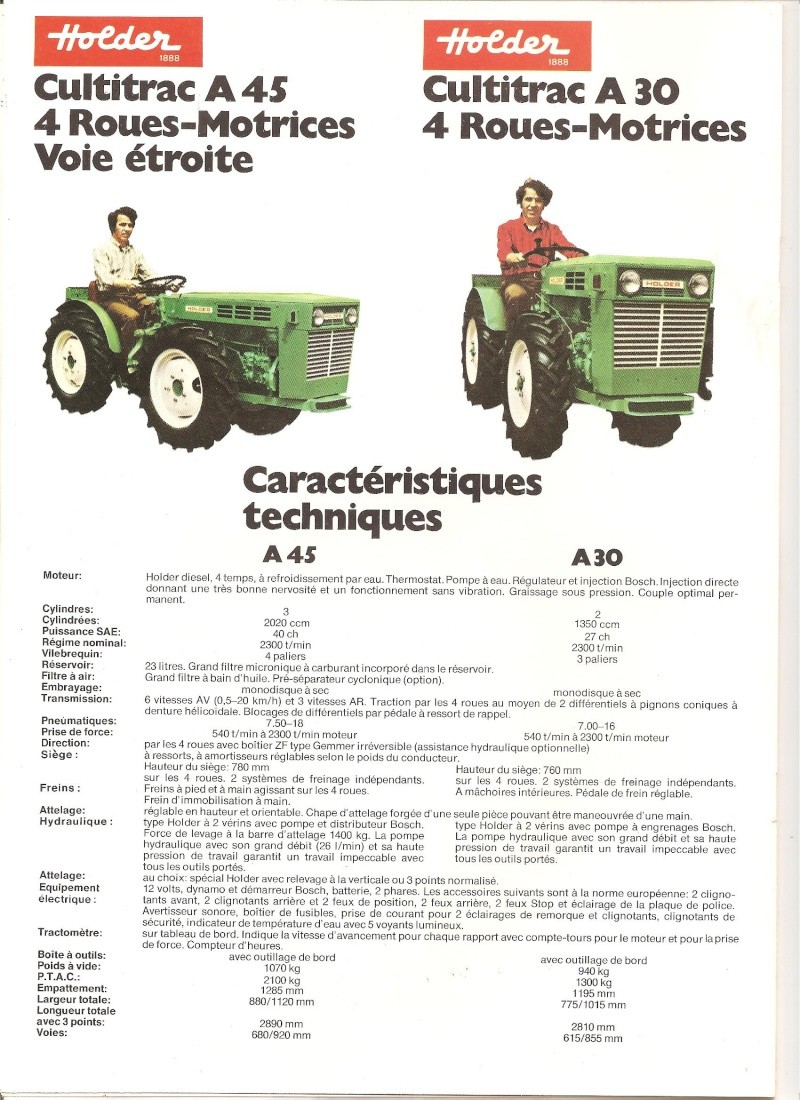 holder - Restauration d'un tracteur  HOLDER A55 Prospe15