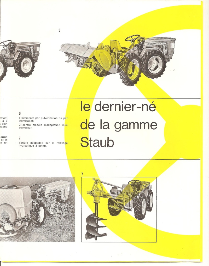 STAUB - STAUB  tracteurs :prospectus d'époque Staub_19