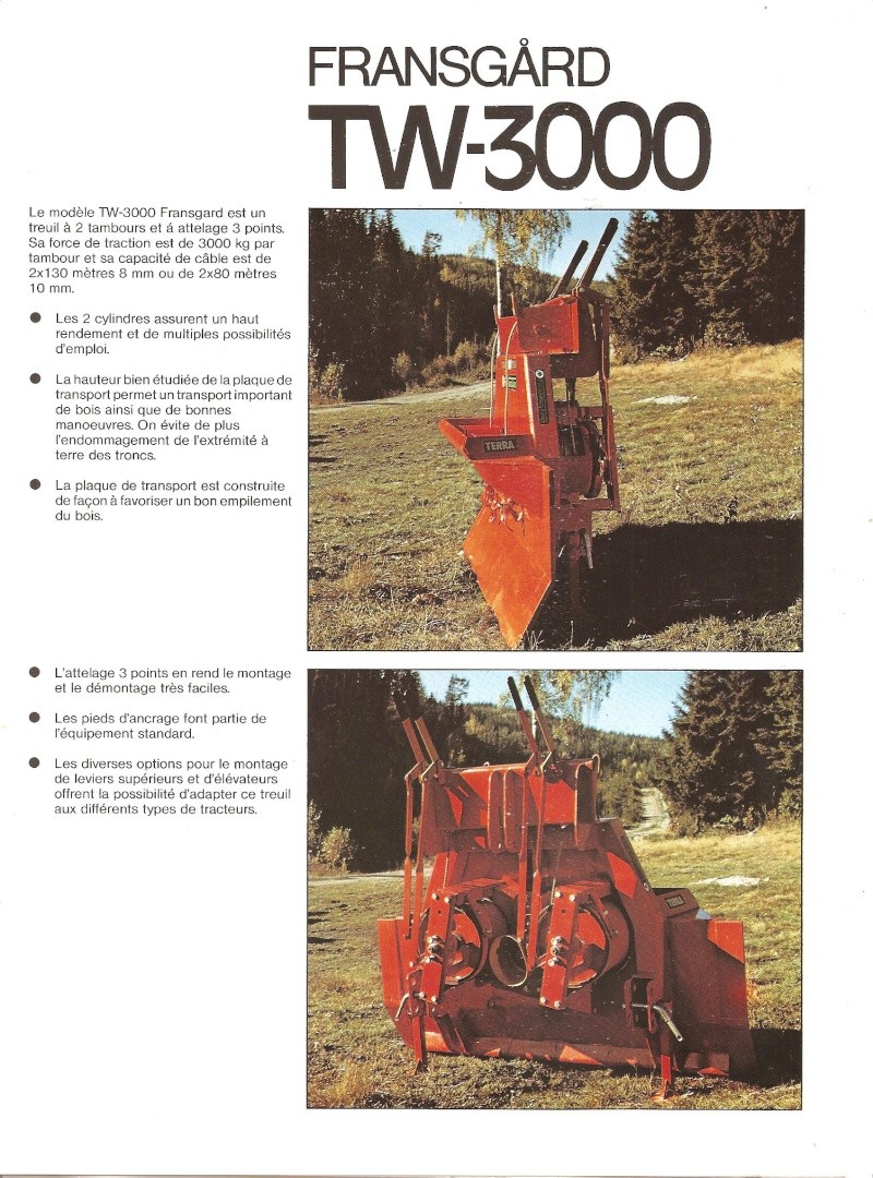 Tracteur et materiel FORESTIER Treuil12