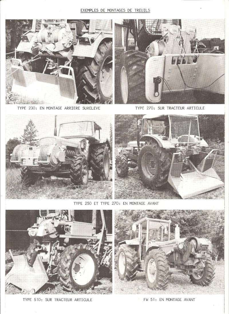 Tracteur et materiel FORESTIER Treuil18