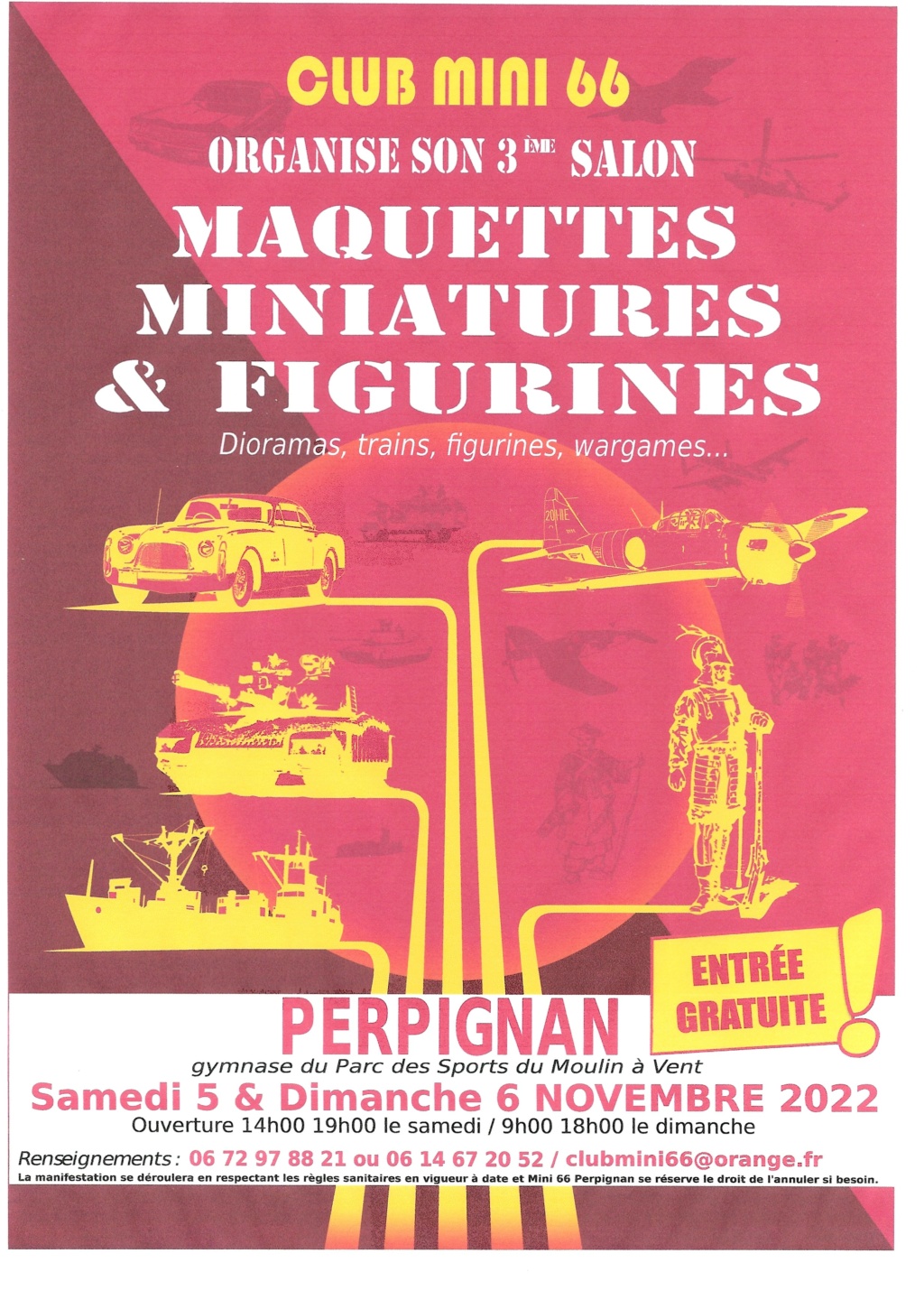 PERPIGNAN (66 PYRENEES ORIENTALES) 3ème salon MAQUETTES MINIATURES & FIGURINES les 5 et 6 novembre 2022 ... Perpig10