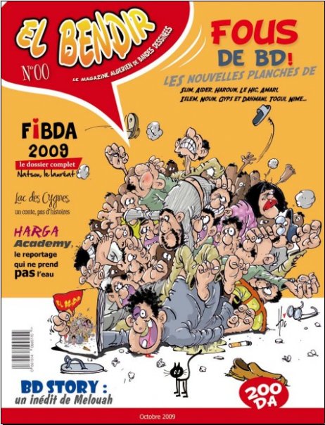 El Bendir, Nouveau mag de BD made in Bladi El_ben10