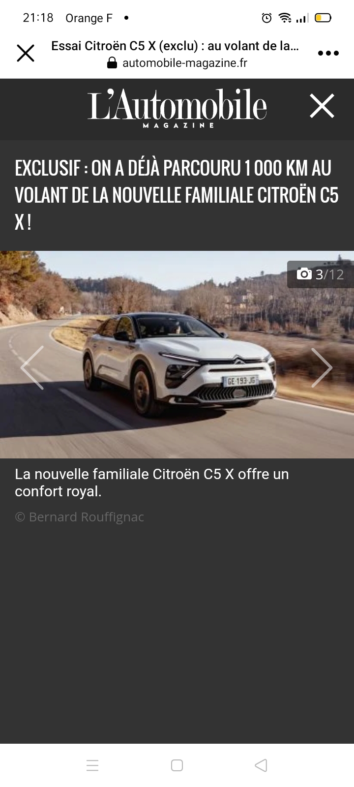 2021 - [Citroën] C5X  [E43] - Page 2 Scree138