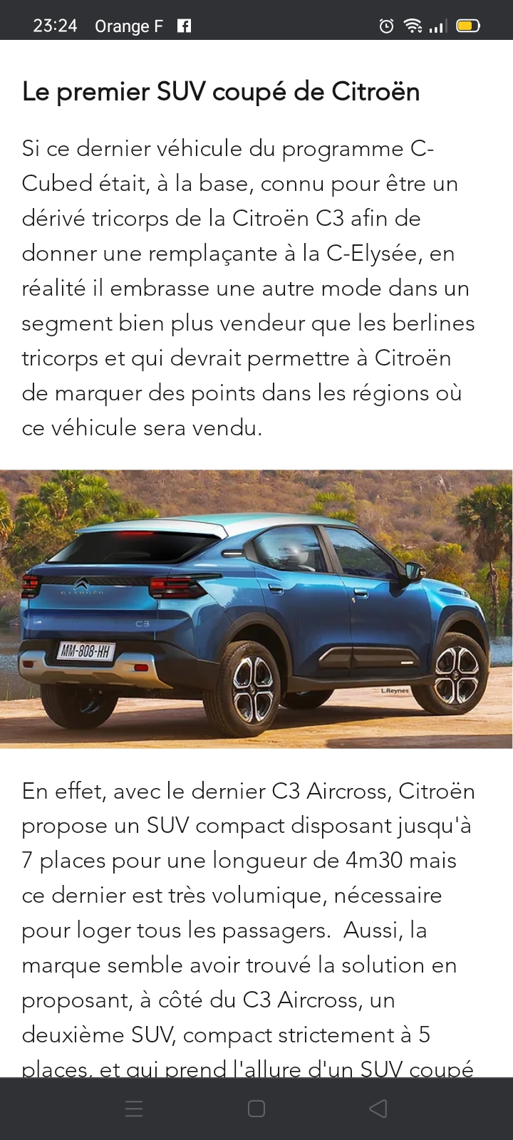 2024 - [Citroën] C3 tricorps [CC22] - Page 4 Scree228