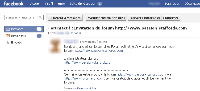 Promotion forum => invité vos amis => Facebook = BUG 05-11-12